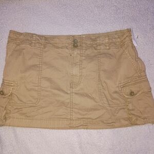Abercrombie & Fitch Khaki Mini Skirt